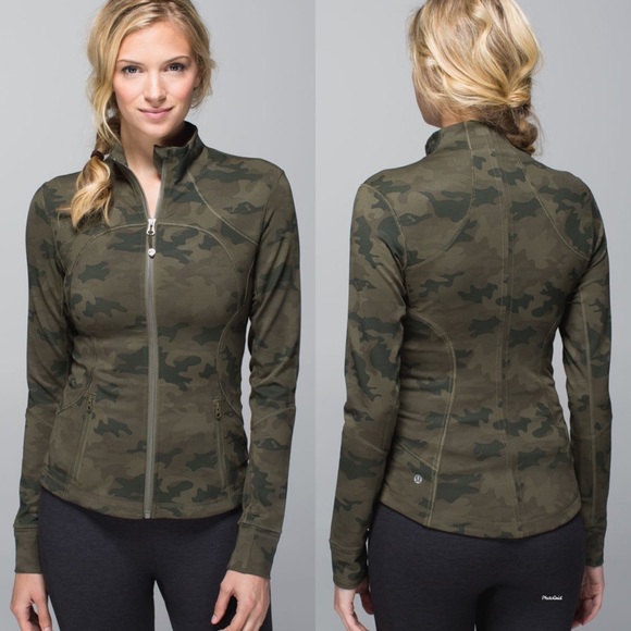 RARE Lululemon Camo Forme Jacket sz 10 - Picture 3 of 10